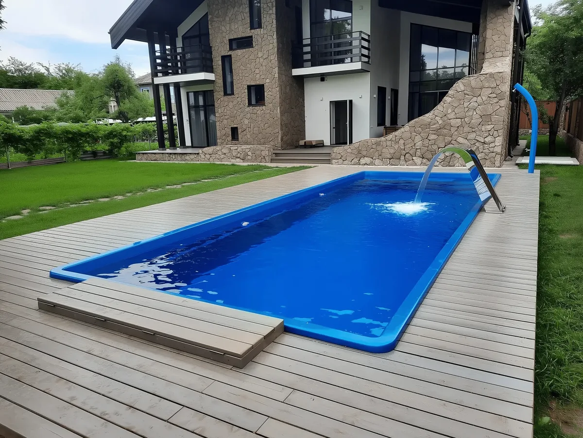 Композитный бассейн Laguna 9 — вид сверху в Пензе